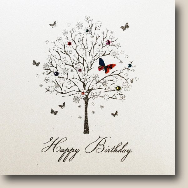 Tree Happy Birthday Card
