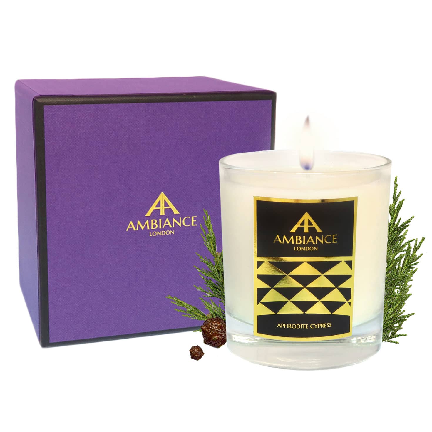 Aphrodite Cypress Luxury Scented Candle Cypress Candle