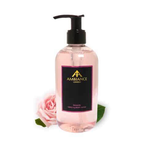 ancienne ambiance pink damask rose hand wash - rose hand and body wash - luxury rose body wash