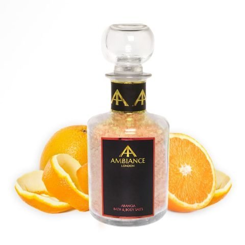 Luxury Orange Scented Bath Salts - Orange Zest Salts - uplifting bath soak salts - Ancienne Ambiance