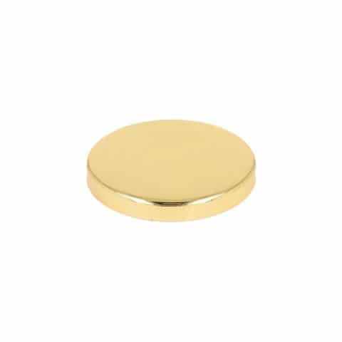 ancienne ambiance candle lid - gold polished candle lid